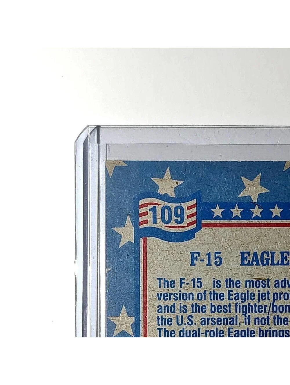 F-15 Eagle 1991 Topps Desert Storm #109 Card - Picture 7 of 10